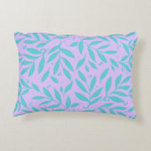 かわいらし枝 – ターコイズとバイオレット10代の アクセントクッション (裏面)