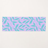 かわいらし枝 – ターコイズとバイオレット10代の ヨガマット (正面(横))