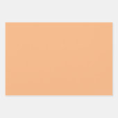 かわいらし桃の色合い ラッピングペーパーシート (正面2)