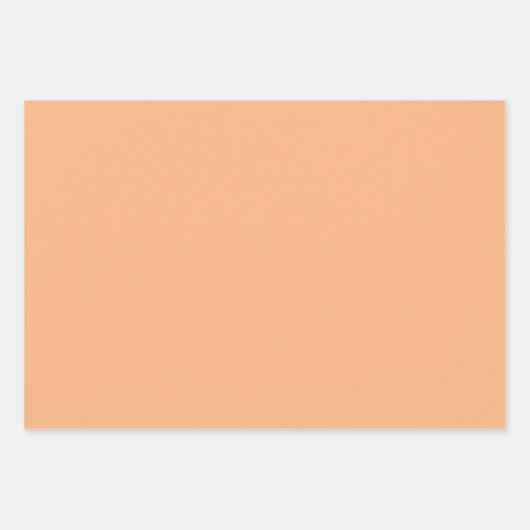 かわいらし桃の色合い ラッピングペーパーシート (正面2)