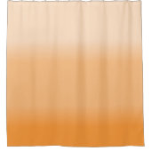 かわいらし桃グラデーション シャワーカーテン (正面)