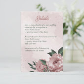 かわいらし桃花結婚植物学 エンクロージャーカード (スタンド正面)