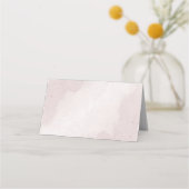 かわいらし桃花結婚植物学 プレイスカード (裏面)