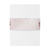 かわいらし桃花結婚植物学 招待状ベリーバンド (裏面例)