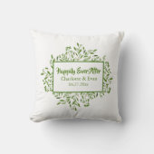 かわいらし植物体結婚の記憶 クッション (正面)