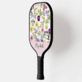 かわいらし母のフェミニンスタイルプレゼント ピックルボールラケット (左)
