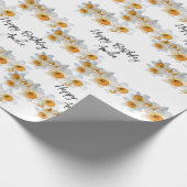 かわいらし水パーソナライズされた ラッピングペーパー (角)