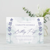 かわいらし水彩と生誕祭パーティー 招待状 (スタンド正面)