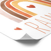 かわいらし水後を追色 ポスター (角)