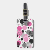 かわいらし水玉模様収集 ラゲッジタグ (正面縦)