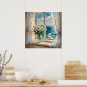 かわいらし海シーン ポスター (キッチン)