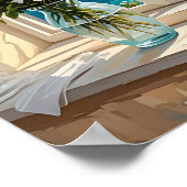 かわいらし海シーン ポスター (角)