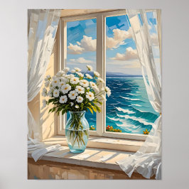 かわいらし海シーン ポスター