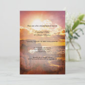 かわいらし海スカイビューウォーターカラーリハーサルディナー 招待状 (スタンド正面)