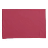 かわいらし深いバラ無地のプリント 枕カバー (正面右)