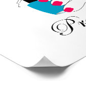 かわいらし爪、 ネイルと爪、 ネイル ポスター (角)