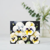 かわいらし白パン絵を描ズ ポストカード (スタンド正面)