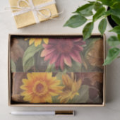 かわいらし秋の花と葉フローラ 薄葉紙 (ギフト)