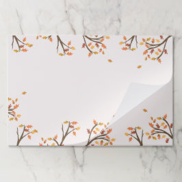 かわいらし秋枝葉秋 ペーパーパッド