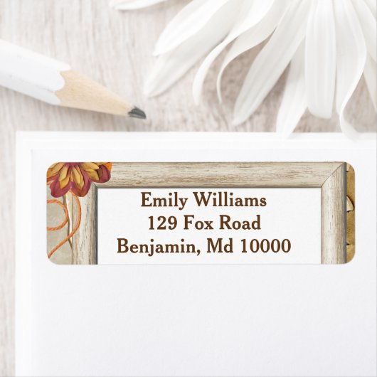 かわいらし秋 ラベル (インサイチュ)