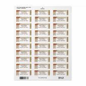 かわいらし秋 ラベル (フルシート)