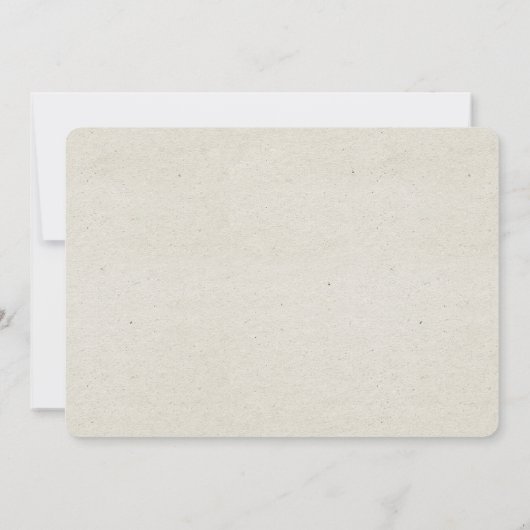 かわいらし素朴フローラ結婚式日付の保存 セーブザデート (裏面)