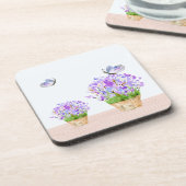 かわいらし素朴フローラ コースター (左側)