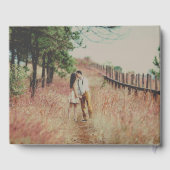 かわいらし素朴結婚フローラと写真 ゲストブック (裏面)