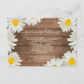 かわいらし素朴・ウッド結婚情報 エンクロージャーカード (正面)