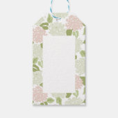 かわいらし紫陽花フローラ名門私立校風のクラシック ギフトタグ (正面)