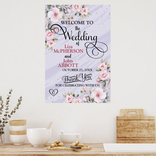 かわいらし結婚フローラ ポスター (キッチン)