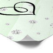 かわいらし結婚フローラ ポスター (角)