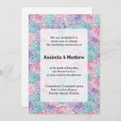 かわいらし結婚フローラ 招待状 (正面/裏面)