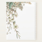 かわいらし結婚ヴィンテージパーソナライズされた名 プランナー手帳 (裏面)