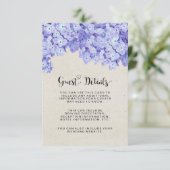 かわいらし結婚素朴フローラの詳細 エンクロージャーカード (スタンド正面)