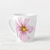 かわいらし絵を描花 カフェラテマグ (左アングル)
