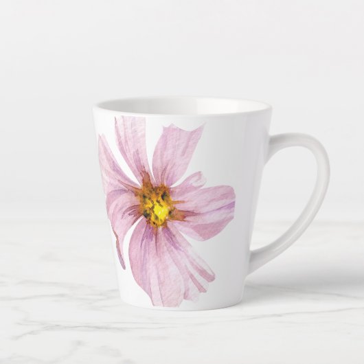 かわいらし絵を描花 カフェラテマグ (右)