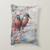 かわいらし絵を描金魚花 アクセントクッション (裏面(縦))