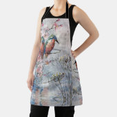 かわいらし絵を描金魚花 エプロン (インサイチュ)