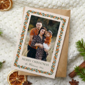 かわいらし絵を描Chitrus Frameクリスマスフォト シーズンカード