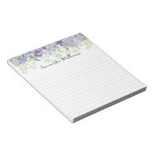 かわいらし縁どカスタムフローラ ノートパッド (アングル)