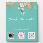 かわいらし縁どフローラ フォトプラーク (正面)