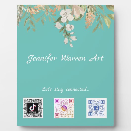 かわいらし縁どフローラ フォトプラーク (正面)