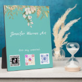 かわいらし縁どフローラ フォトプラーク (側面)