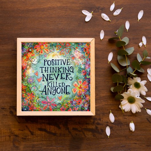 かわいらし考え前向き引用文感光ポスター ポスター