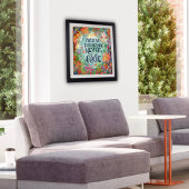 かわいらし考え前向き引用文感光ポスター ポスター