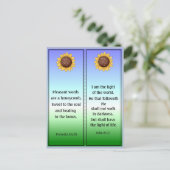 かわいらし聖なる書物、 経典しおりポストカード ポストカード (スタンド正面)