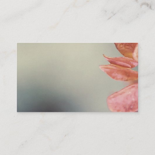 かわいらし自然カスタム名刺テンプレート 名刺