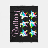 かわいらし色体パーソナライズされた操 フリースブランケット (正面)