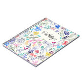 かわいらし色彩の鮮やか ノートブック (左側)